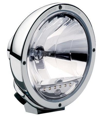 HALOGEN LAMP LONG-RANGE HELLA LUMINATOR CHROMIUM LED  