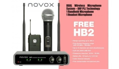 Novox FREE HB2 zestaw bezprzewodowy