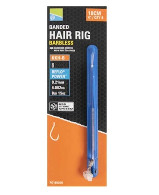 Preston KKH-B Hair Rigs gumka r.12 0.21mm 10cm