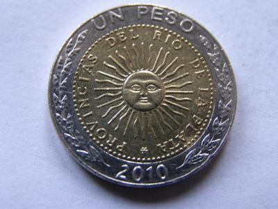 ARGENTYNA 1 PESO 2010 ROK BCM !!!!!!!!!!!!!!! 0064