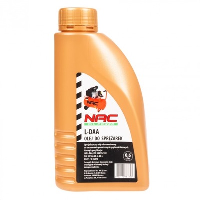 OLEJ DO SPRĘŻAREK KOMPRESORA LDAA-100 0,6L - NAC