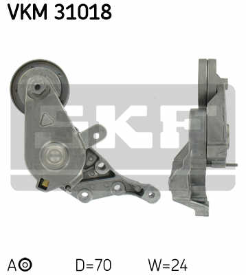 ROLLO NAPINAJACA PK SKF VKM 31018 VKM31018  