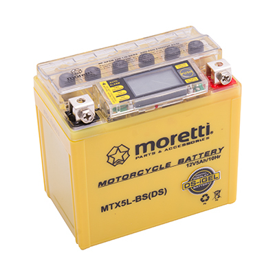 BATERÍA AGM GEL MTX5L-BS MORETTI INDICADOR  