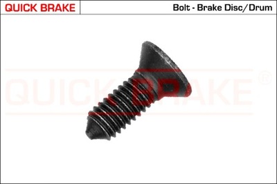 QUICK BRAKE БОЛТ КРЕПЛЕНИЯ ДИСКА ТОРМОЗНОГО 2 ШТУКИ. ПЕРЕД ЗАД M6X1X16