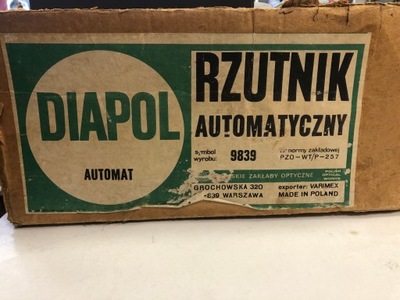 Rzutnik automatyczny DIAPOL Automat zestaw RETRO