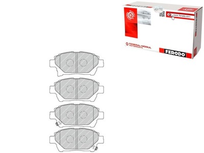 Ferodo fdb4236 набор тормозных колодок тормозных, тормоза дисковые фото №1