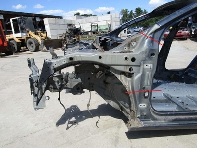 Megane iii 15r лонжерон левая передняя четверть перед левый фото №1