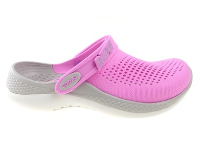 Klapki Crocs Literide 206708-6SW pink róż 37/38