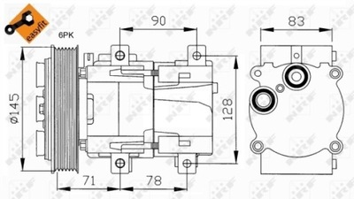 COMPRESOR ACONDICIONAMIENTO EASY FIT 32076  