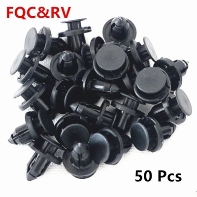 Plastic Rivet Clips, Universal Auto staples 50 Pcs 8 mm Plastic Auto~18118