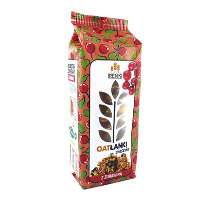 Ciastka owsiane z żurawiną 150 g