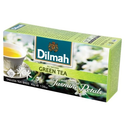 Dilmah Herbata zielona z kwiatami jaśminu 30 x 1,5