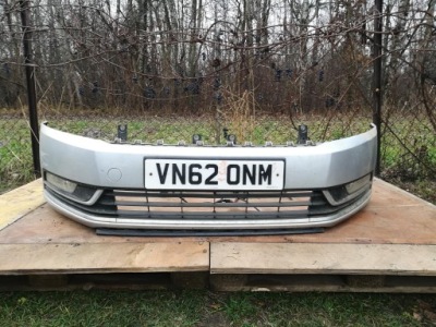 Бампер перед передний vw passat b7 10-14r фото №1