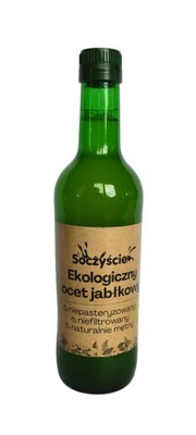 Soczysty ekologiczny ocet jabłkowy 500ml