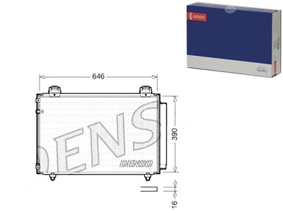 Конденсатор радіатор кондиціонера denso 8845005100 фото №1