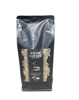 SAVOR COFFEE kawa Czekolada z nutą wanilii ziarnista 1kg