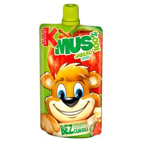 KUBUŚ MUS 100% OWOCÓW JABŁKO BANAN 100 G