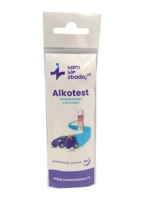 AlkoTest jednorazowy 1 sztuka