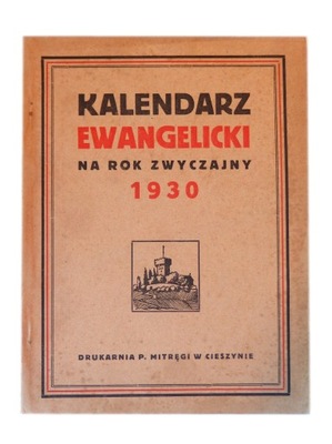 Kalendarz ewangelicki na rok zwyczajny 1930