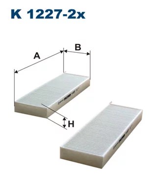 K1227-2X ФИЛЬТР КАБИНЫ