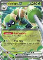 Karta Pokemon Spidops ex