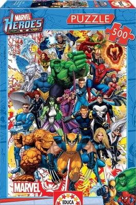 Educa 15560 Avengers Marvel Heroes 500