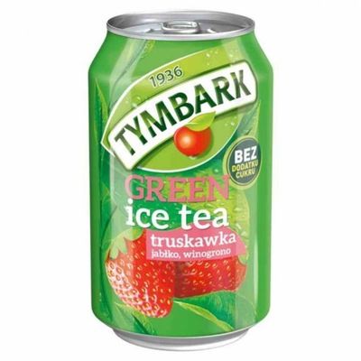 Green Ice Tea truskawka bez dodatku cukru Tymbark