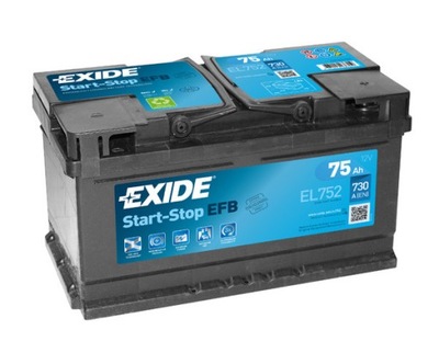 EXIDE EL752 BATERÍA  