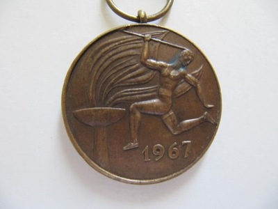 1967 r. Medal sportowy
