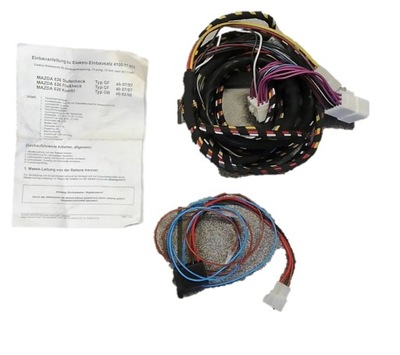 MAZDA 626 GF JUEGO DE CABLES DE BARRA DE REMOLQUE 13 PIN NUEVO 11782313  