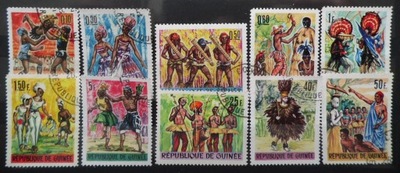 Gwinea 1966, folklor, tańce ludowe 10 z 11