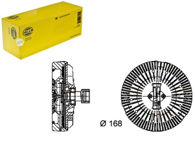 Вязкостная муфта сцепление вязкостная [hella] фото №1