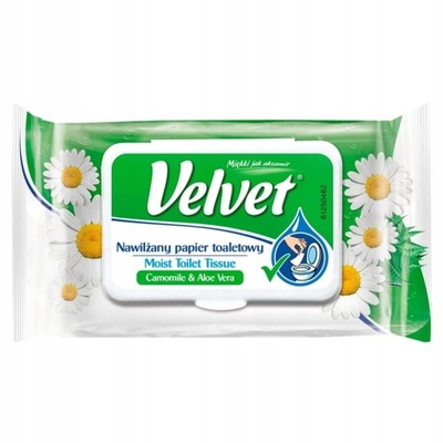 Papier nawilżony zapachowy Velvet 42 szt.