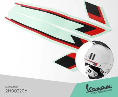 Vespa GTS zestaw naklejek wersja Sport okleina ORYGINAŁ
