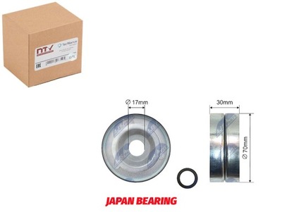 Ролик натяжителя ремень клиновой honda accord viii civic viii cr-v iii фото №1