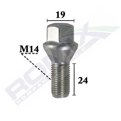 БОЛТ DO ШЕСТЕРНИ M14X1,5X24 MM RENAULT X5SZT