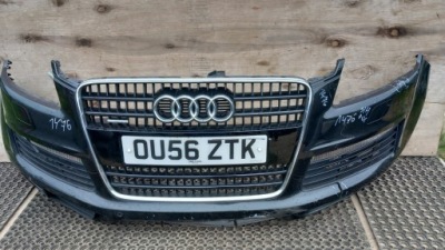 Audi q7 s-line 4l бампер перед lc9x pdc sprysk противотуманная фара фото №1