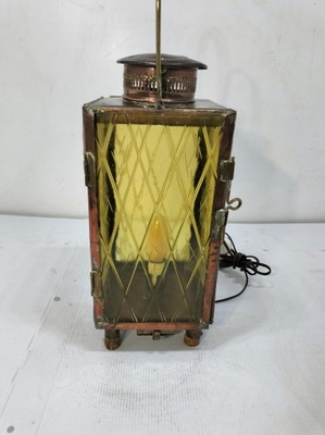 UNIKATOWA LAMPKA MOSIĘŻNA LAMPA LATARNIA