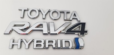 TOYOTA RAV-4 HYBRID KLAPA ZNACZEK EMBLEMAT NAPIS