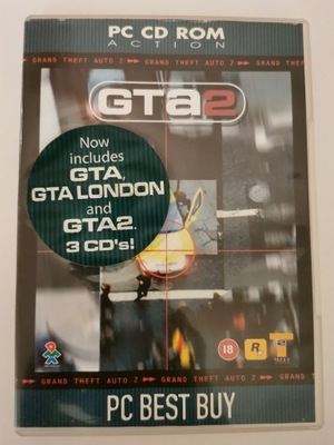 GTA + GTA 2 + GTA London 3cd PC