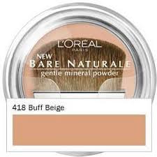 Loreal Bare Naturale mineralny puder prasowany 418 Buff Beige