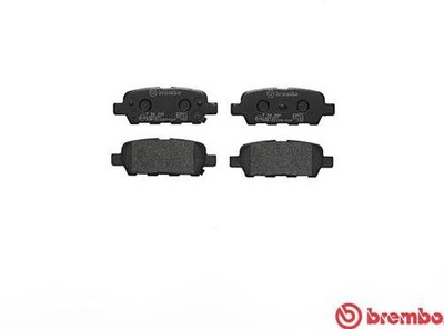 Тормозные колодки тормозные задняя infiniti fx 3.5 4.5 2002- фото №1