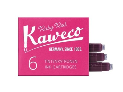 Naboje Kaweco Ruby Red