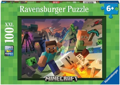 RAVENSBURGER PUZZLE 100el Minecraft
