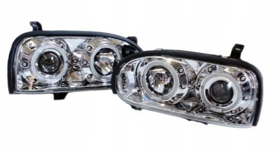 Vw golf iii 3 кільця фара лампи тюнінг nowe фото №1