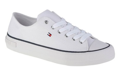 TOMMY HILFIGER LOW CUT LACE-UP SNEAKER (37) Dziewczęce Buty