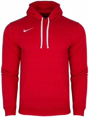 Bluza Męska Nike Bawełniana Kaptur Wkładana Kangurka Czerwona r. XXL