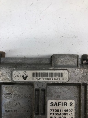 Блок керування бортовий комп'ютер 7700114699 7700114697 renault фото №1
