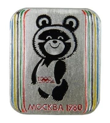 Odznaka „MOCKBA 1980 – Miś Misha”, Moskwa, Igrzyska Olimpijskie