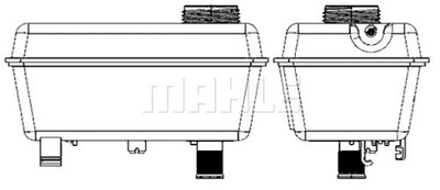 TANK EXPANSION RADIATOR CRT27000S/MAH  